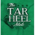 thumbnail image 2 of North Carolina Tar Heel Footprints NC Womens Slim Fit Graphic Tee Brisco Brands X, 2 of 5