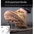 thumbnail image 4 of AUXDIQ Safety Trainers Men Women Steel Toe Cap Trainers Lightweight Work Shoes Comfy Industrial Sneakers Construction Work Boots, 4 of 5