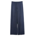 thumbnail image 4 of LWNYDPLSD Girls Wide Leg Pants for Boys 14-16 Sweat Pants Teens 90 Percent Off Clearance Sale 7 Year Old Girl Clothes Size 12-14 Girls Clothes, Navy 12-18 Months, 4 of 9