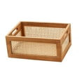 thumbnail image 4 of Cesta de Almacenamiento de Madera, Marco de Escritorio, Decoración de Caja, Equipo Duradero, Cajón, Caja de Almacenamiento, Organización para Oficina, 35cmx24cmx19cm SM SunniMix Cesta de almacenamiento, 4 of 8
