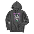 thumbnail image 2 of Men's Batman Joker Ha Ha Frame Pull Over Hoodie Charcoal Heather X Large, 2 of 6