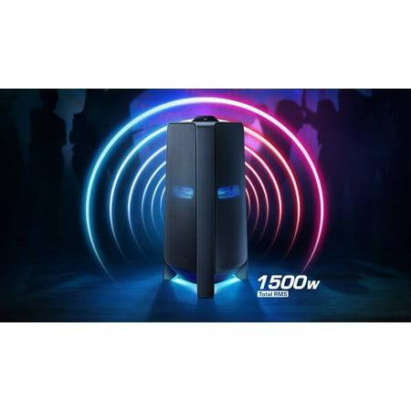 Samsung - Sound Tower Powered Wireless Speaker (Each) - Black