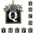 thumbnail image 1 of Décorations de Porte d'Entrée Signe de Couronne d'Alphabet Décoration Suspendue Extérieure 11.8"*11.8", 1 of 3
