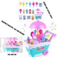 thumbnail image 1 of Kids Pretend Role Play Toys Simulation Ice-Cream Trolley Set Learning Educational Toys For Children Birthday Gift multicolor, 1 of 9