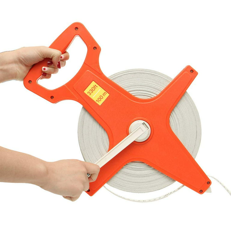 Everything You Need  Open Reel Measuring Tape - 330 Foot Reel