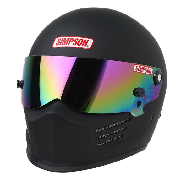 Simpson Racing 7200048 Snell SA2020 - Bandit Racing Helmet -XL - Matte Black