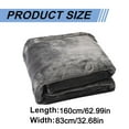 thumbnail image 3 of Cxui Heated Blanket Shawl, Wearable Electric Throw with 3 Temperature Settings, Machine Washable for Home, Office, Travel (1Pcs) Dark Gray, 3 of 9