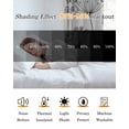thumbnail image 4 of Black Dandelion Blackout Curtains 54 Inch Length 2 Panels Set for Living Room Bedroom, Spring Country Modern Minimalist Flower Room Darkening Window Curtains Thermal Black Out Curtain 52"x54", 4 of 8