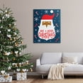 thumbnail image 2 of Have Merry Christmas Patterned Santa Holiday Graphic Art Gallery Wrapped Canvas Print Wall Art, 2 of 7