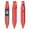 red, variant on AK007 Pen Mini CellPhone 0.96" Tiny Screen GSM Dual SIM Camera Flashlight Bluetooth Dialer Mobile Phones with Recording Pen