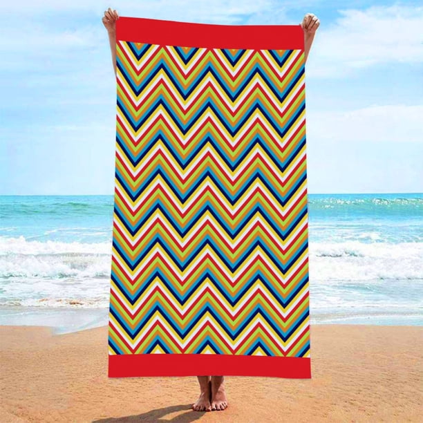 Precios Bajos Siempre, Toalla de playa con impresión digital, absorbente, de secado rápido, de microfibra, para viajes al aire libre, para hombres y mujeres Akmoler