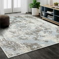 thumbnail image 2 of Abani Urbana 5'3"W x 7'6"D URB130A Bohemian Distressed Silver/Light Blue Rug, 2 of 7