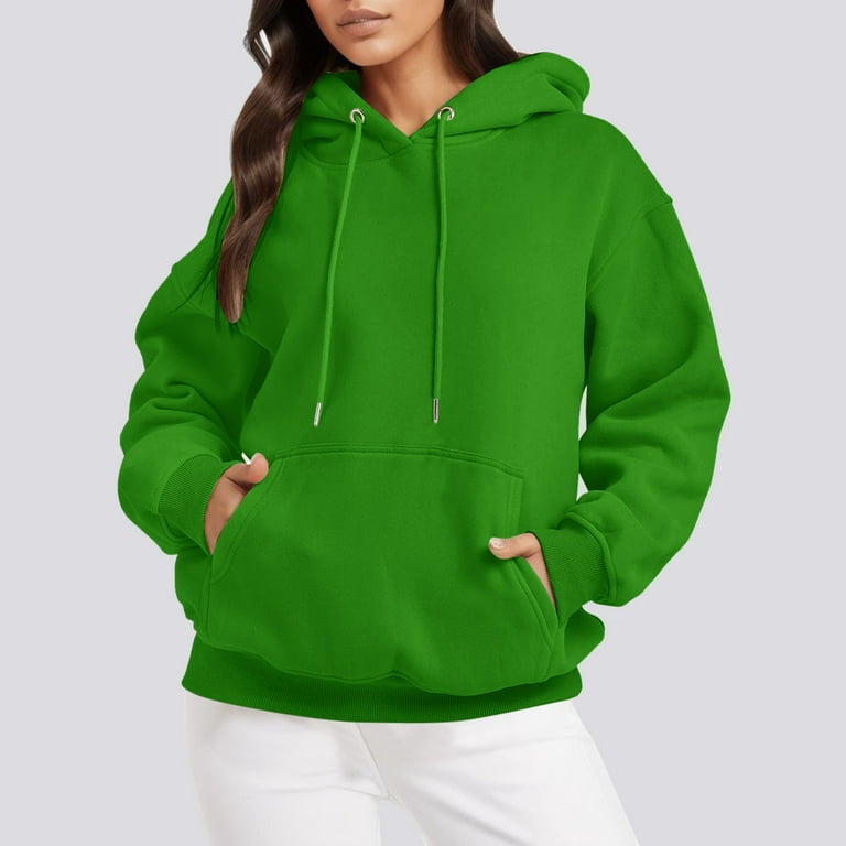 DONDUP 売れ筋商品|||ドンダップ パーカー・スウェットシャツ アウター レディース Sweatshirts Green Scyoekwg Sweatshirt for Women Trendy Classic Solid Colors