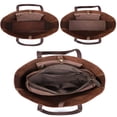 thumbnail image 4 of Bolso de hombro S-ZONE de cuero genuino para mujer, 4 of 7