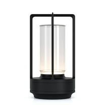 Fylivore Portable Metal Cordless Table Lamp Lighting Rechargeable Battery Powered LED Desk ,3 Color Stepless Dimming Touch, for Bedroom Home Outdoor