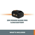 thumbnail image 3 of Positec 108210 Batterie Lithium-Ion Haute Capacité 20V 4A, 3 of 8