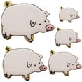 thumbnail image 4 of Large Pig Cookie Cutter Set 5-Piece Stainless Steel Mexican Marranitos Fondant Molds, 4 of 8
