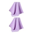 thumbnail image 2 of Joernso 2Pcs Newborn Baby Solid Color Coral Fleece Water Absorption Drying Face Towels, 2 of 8
