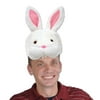 Beistle Plush Bunny Head Hat One Size White 40770