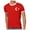 z13-Watermelon Red, variant on T-Shirts For Men Fashion Casual Solid Color Cotton V Neck Pocket Button Short Sleeve T Shirt Top Daily Commuting Tees