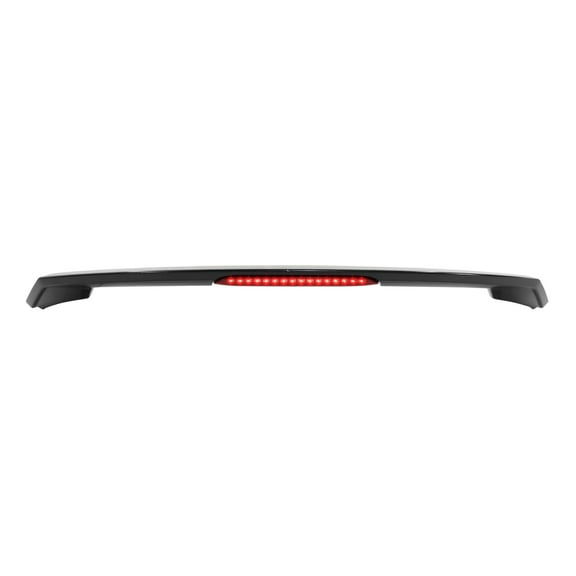 Ikon Motorsports Rear Trunk Spoiler W/ LED Compatible With 2022-2025 Honda Civic 11th Gen Sedan 4-Door MD Style Unpainted Black ABS Plastic Rear Tail Trunk Wing Spoiler Lip