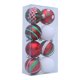 thumbnail image 5 of 8x Bolas Navideñas Adornos 6 cm Decoraciones Colgantes Adornos para Árbol de Navidad Rojo Verde, 5 of 9
