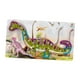 thumbnail image 4 of Rompecabezas de madera de dinosaurio del alfabeto para niños, rompecabezas de números inteligentes, habilidades s finas, juguete Montessori, alf verde, 4 of 8