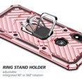 thumbnail image 5 of Moto E Phone Case, FYBTO e Case，FYBTO Shockproof Full Protection Mobile Phone Case, with Kickstand for Moto E (2020) (Green), 5 of 5