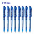 thumbnail image 1 of Erasable Gel Pen 0.7mm 0.5mm Bullet Tip Blue Black Red Color Ink Refill Rods Writing Drawing Painting Washable Handle 8pcs blue 0.5mm, 1 of 6