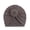 Gray, variant on Baby Twisted Turban Hat Gathered Side Panels Lightweight Soft Cut for Indoor Playdates Black