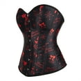 thumbnail image 2 of Grebrafan Corset Christmas Women Plus Size Cosplay Bustier Black XL, 2 of 5