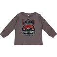 thumbnail image 3 of Inktastic American Muscle Car Boys or Girls Long Sleeve Toddler T-Shirt, 3 of 5