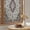 Purple, variant on Window Privacy Film, Diamond Medallion Stained Glass Rainbow Film Vintage Traditional Brown Beige Abstract Floral Decorative Window Clings, Static Cling Sun Blocking Stickers For Bathroom 17.7"x39.3"