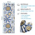 thumbnail image 2 of Blue and Yellow Pioneer Flower Hot Yoga Mat Towel Non Slip for Hot Yoga - Quick-Drying Yoga Mat Cover with 4 Corner Pockets with Travel Bag - Hot Yoga Towel Non Slip 70"x26", 2 of 6