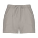 thumbnail image 4 of Pantalones Cortos Para Mujer Pantalones Cortos Fluidos Algodón Lino Color Sólido Cómodo Elástico Pierna Ancha Casual Odeerbi  ODB157765, 4 of 8