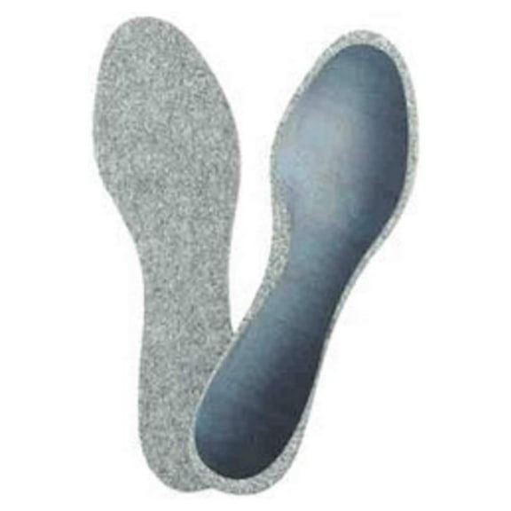 Full Steel Insoles Men's 9 - Protective Steel Plate Shoe Inserts - Durable Safety Footwear Accessories - Work Boots Support - Size 9 Black