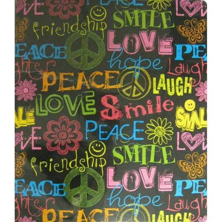 studio c peace out 1 inch vinyl binder