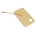 thumbnail image 1 of Paleta De Base, Paleta Mezcladora De Nail Art, Orificio Para El Pulgar Dorado Para Sombras De Ojos, 1 of 7