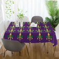 thumbnail image 3 of Yayeee Tablecloths 54" x 54" Rectangle Wrinkle Resistant Party Table Cover, Gold and Green Floral Pattern, 3 of 8
