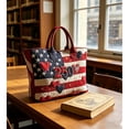 thumbnail image 4 of Tong USA 250th Anniversary Quilted Tote Patriotic Shoulder Handbag For Daily Use, 4 of 5