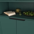 thumbnail image 5 of 63" Tall Bookcases,Freestanding Display Storage Shelves with Adjustable Board for Living room Bedroom Storage,Green, 5 of 8