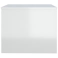 thumbnail image 5 of vidaXL Coffee Table High Gloss White 80x50x40 cm Engineered Wood, 5 of 5