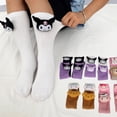 thumbnail image 4 of Calcetines de Anime Sanrio Kuromi My Melody Cinnamoroll para niños y niñas, dibujos animados Kawaii, estilo coreano, calcetines de tubo medio, moda para estudiantes, 4 of 4