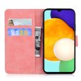 thumbnail image 3 of for Samsung Galaxy A05s Wallet Case, Flip Case PU Leather Embossed Folio Magnetic Kickstand Case Cover with Card Slots for Samsung Galaxy A05s, Pink, 3 of 7