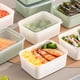 thumbnail image 4 of Recipiente hermético para alimentos Matsuzay Tapa hermética Libre de BPA No tóxico Organización fácil Verde 3 piezas, 4 of 6