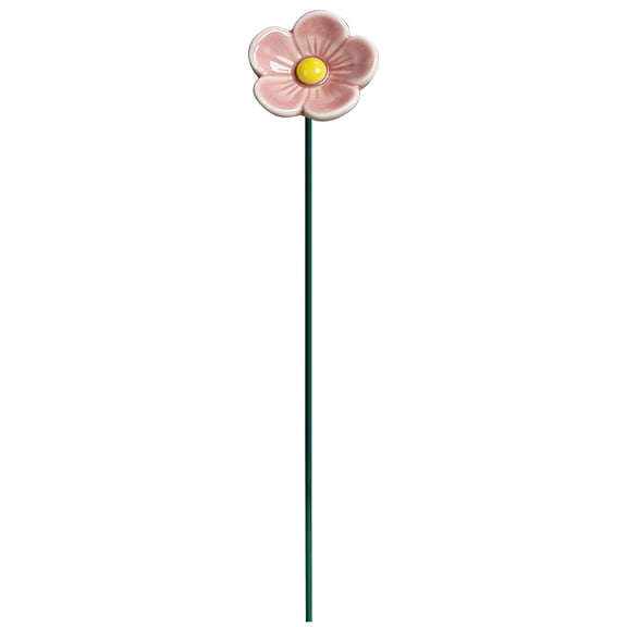 1Pcs Lifelike Artificial Flower Decoration for Garden Outdoor Weather Resistant Fake Flowers for Porch Patio Balcony Home Decor, 11X2In (Pink1)