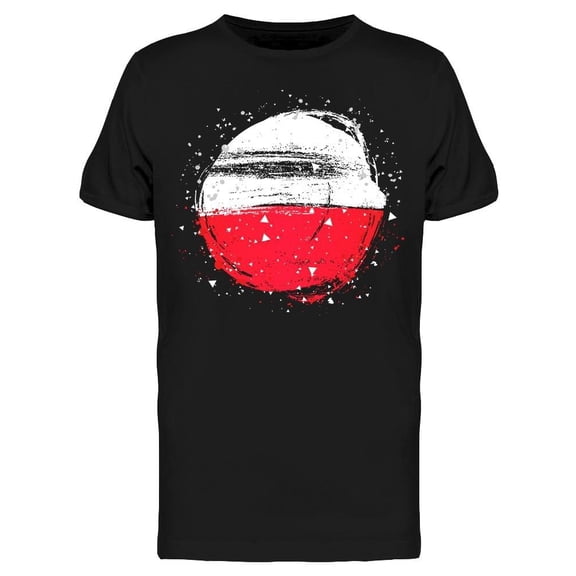 Polish Flag Poland Tee Men's -Image by Shutterstock