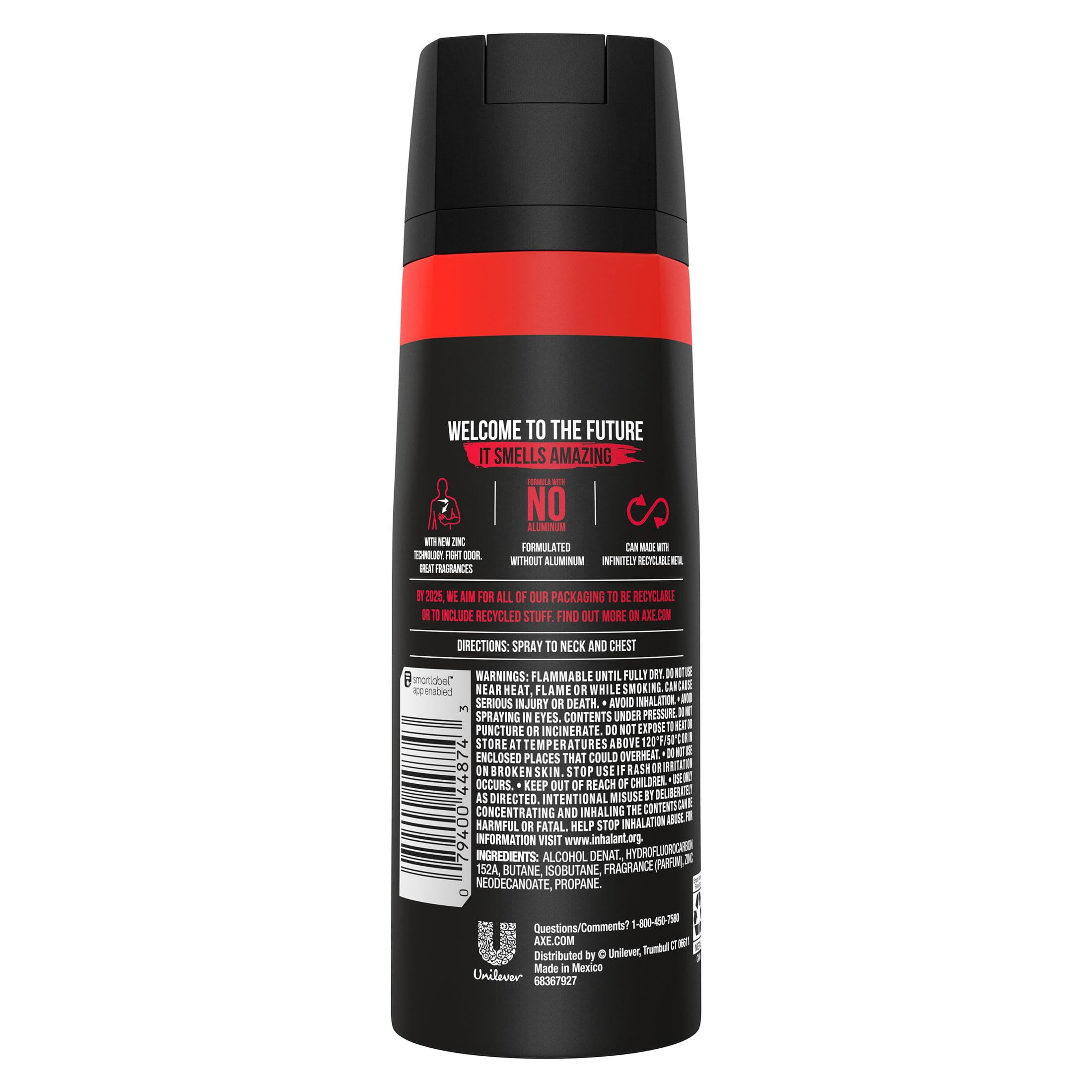 (2 pack) Axe Essence Long Lasting Men's Deodorant Spray, Black Pepper and Cedarwood, 5.1 oz