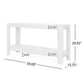 thumbnail image 3 of Noble House Modern Farmhouse Console Table, Elegant Minimalist Design,Natural, 3 of 10