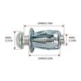 thumbnail image 2 of 10 Pcs 0.31*0.98 Inch Nut Expansion Screw Gypsum Board Hollow Iron Car Fixed Expansion Bolt Lantern Type Riveting Connecting Nut, 2 of 7